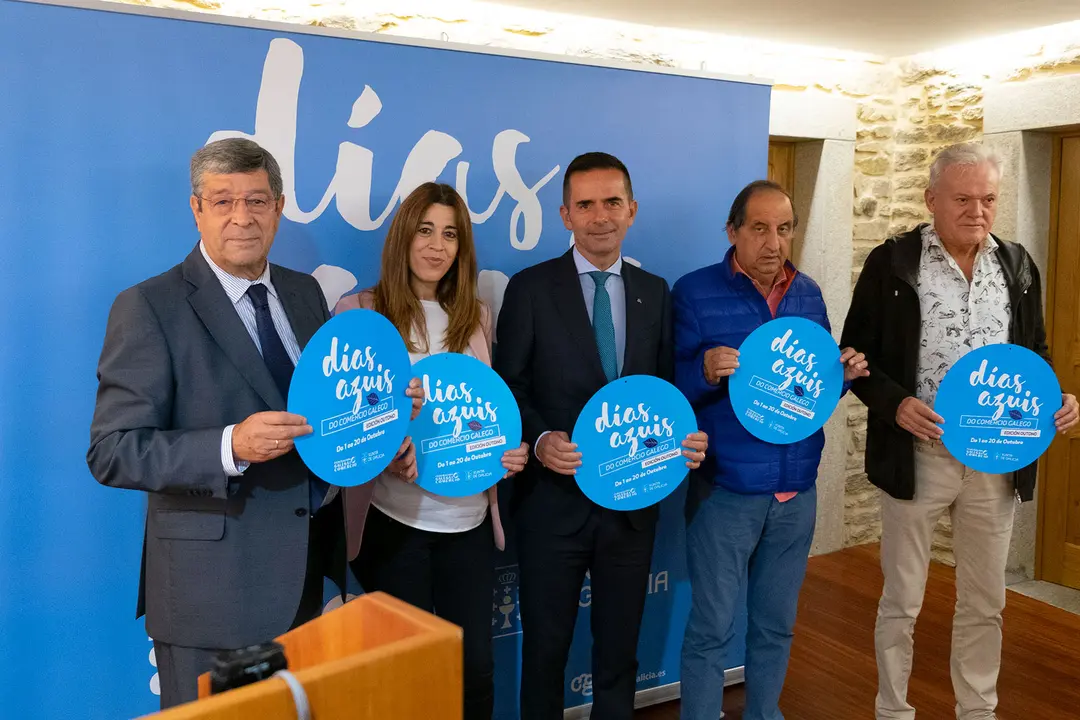11,30 h.-    A directora xeral de Comercio e Consumo, Sol V&aacute;zquez, participar&aacute; na presentaci&oacute;n da Edici&oacute;n do Outono dos D&iacute;as Azuis do comercio galego. Na sede da Confederaci&oacute;n de Empresarios de Galicia (r&uacute;a do Vilar, 54, 1&ordm; andar).
foto xo&aacute;n crespo
27/09/2019