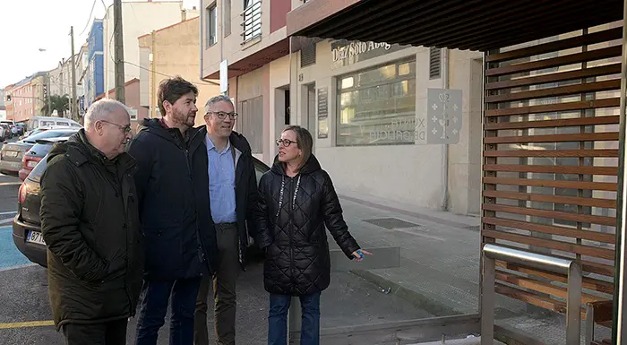 Arteixo. A Coru&ntilde;a
A conselleira de Infraestruturas e Mobilidade, Ethel V&aacute;zquez, supervisar&aacute; a instalaci&oacute;n dunha nova marquesi&ntilde;a no marco do Plan de mellora de refuxios de paradas dos servizos de transporte p&uacute;blico. 
07/01/2020
Foto: Moncho Fuentes / AGN A Coru&ntilde;a