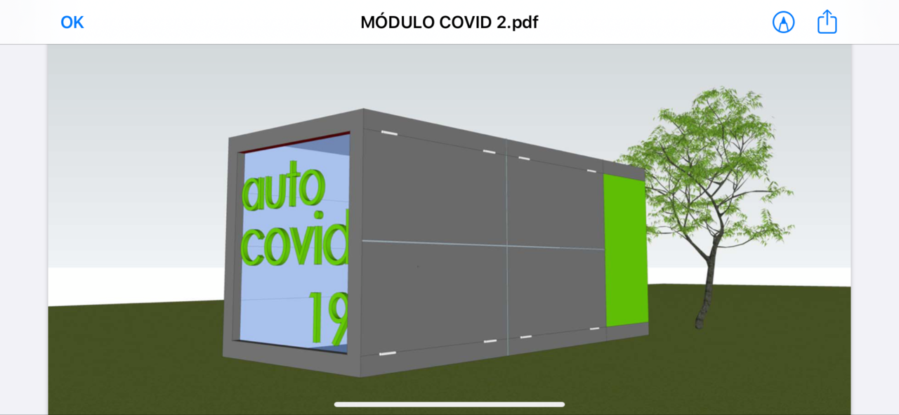 La nueva ubicación del CovidAuto
COVIDAUTO es la parte posterior
del edificio Oeste, planta 5, del Hospital A Coruña
