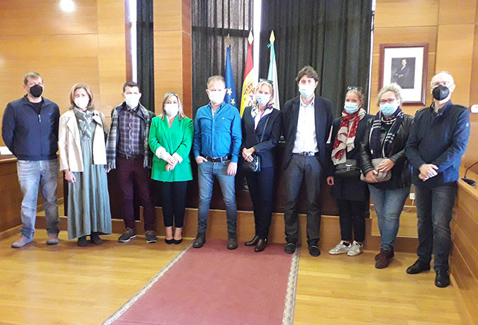 El concello de Arteixo recibió a profesores de Turquía, Croacia y Grecia