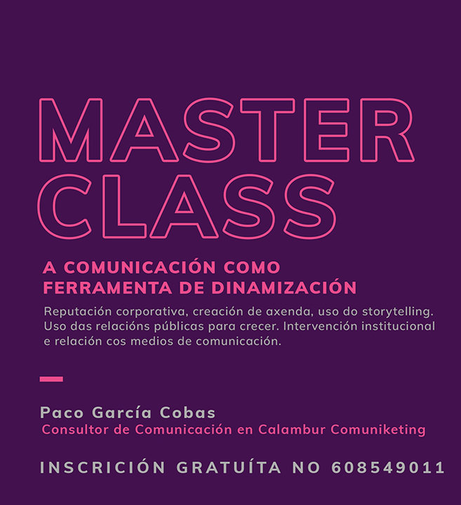 masterclass organizada por la asociciación de CCA´s de Galicia
