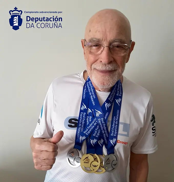 Ram&oacute;n Folch compiti&oacute; con m&aacute;s de 1200 deportistas en Pontevedra