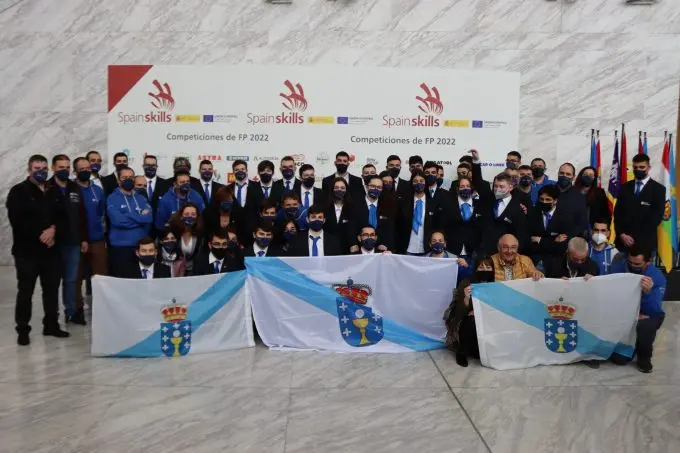 Delegaci&oacute;n galega que nos representa nas olimpiadas de FP, as "Spain Skills 2022"-El Portal de la Infancia