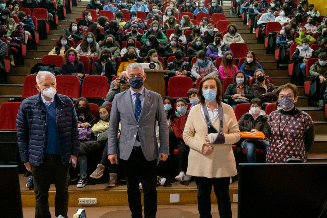 O secretario xeral de Política Lingüística, Valentín García participou na presentación da 30ª edición do Rally Matemático e Científico Sen Fronteiras 2022 organizado por Igaciencia-El Portal de la Infancia