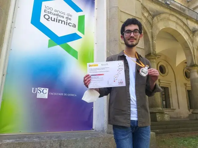 Mateo P&eacute;rez Soto, alumno del IES Afra Ra&iacute;ces de CEE, medalla de bronce en la XXXV Olimpiada Nacional de Qu&iacute;mica-El Portal de la Infancia