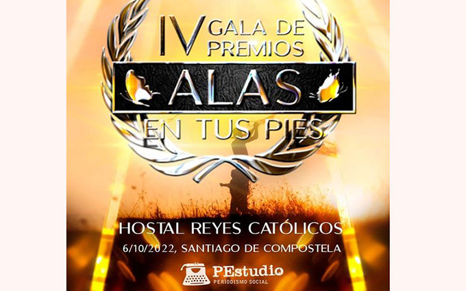 Gala de Premios Alas en tus Pies 2022 organizada por PEstudio Periodismo Social