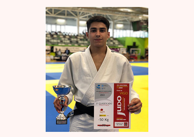 podio para el judoka Esteban Castro en Vigo