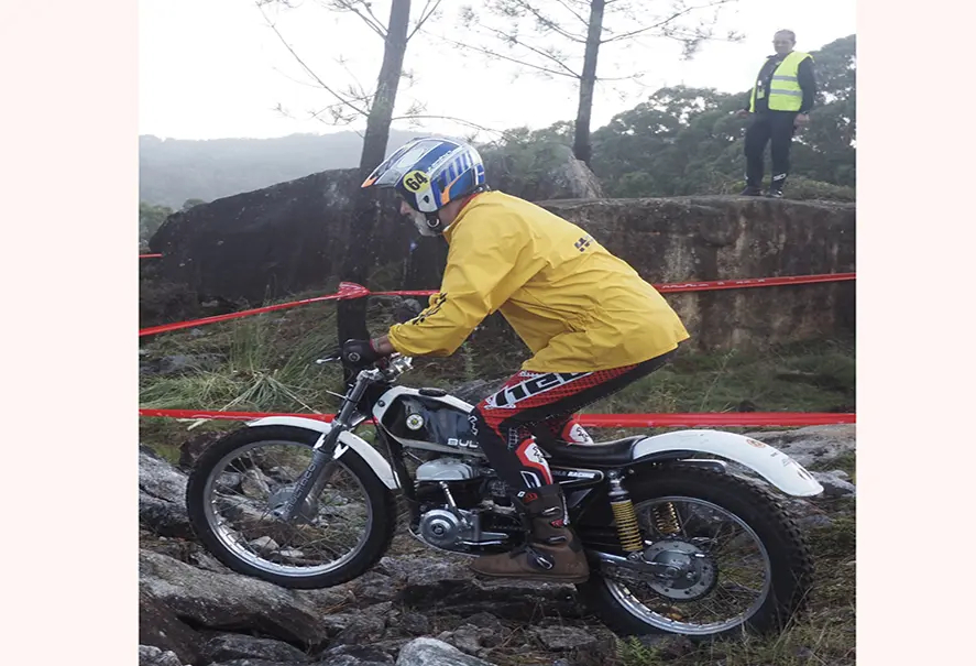 club motomonta&ntilde;ismo arteixo trial en Vilagrac&iacute;a 2022