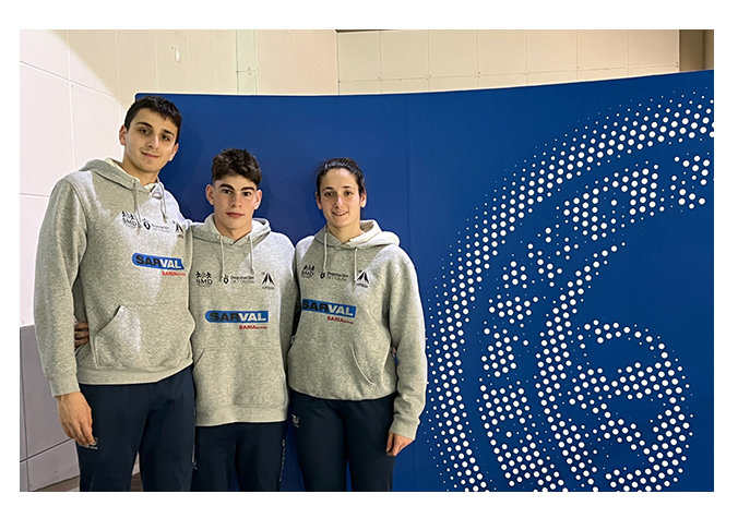 Nadadores del CNA Arteixo en Sabadell