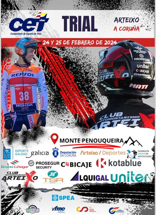 Campeonato de Espa&ntilde;a de Trial en Arteixo.