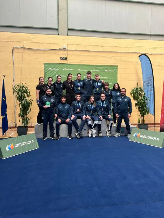Selecci&oacute;n que represent&oacute; a Galicia en la Copa de la Reina y la Copa del Rey de Luchas Ol&iacute;mpicas.