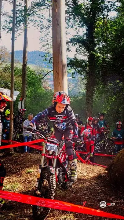 Trial disputado en Vilagarc&iacute;a por los pilotos del CMMA.
