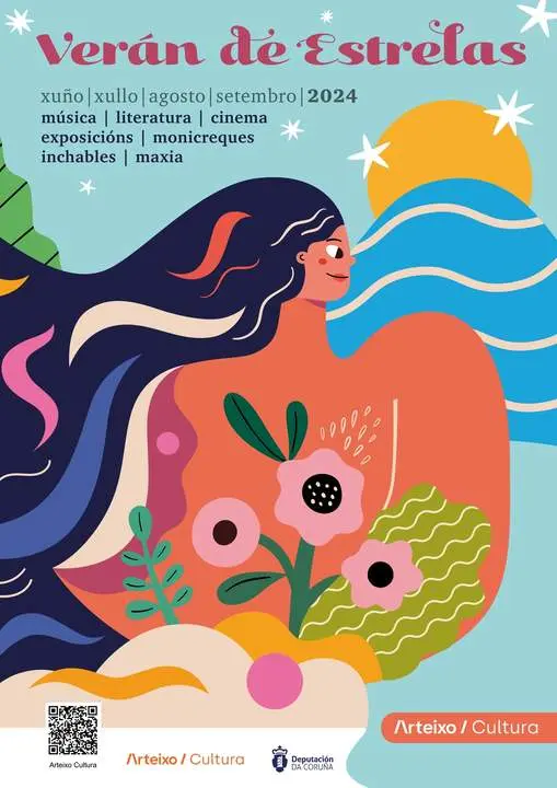 Cartel del programa "Ver&aacute;n de Estrelas".