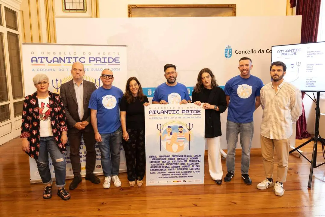 Presentaci&oacute;n del Atlantic Pride 2024.