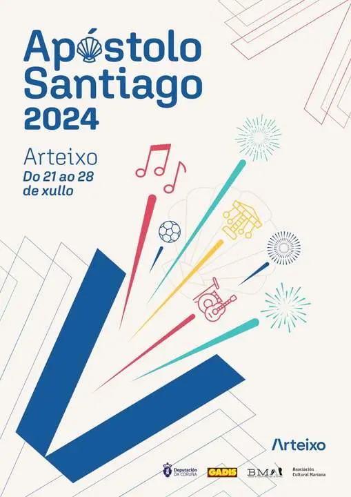 Fiestas de Santiago Ap&oacute;stol 2024 en Arteixo.