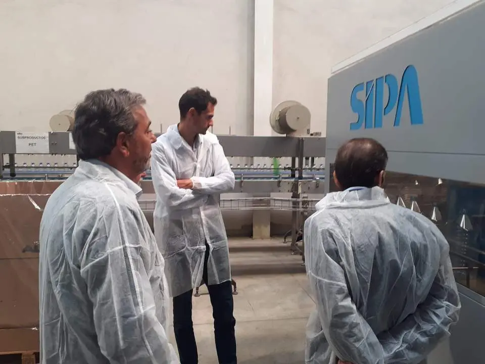 Visita del director general de Planificaci&oacute;n Energ&eacute;tica y Minas, Pablo Fern&aacute;ndez Vila, a las instalaciones de la empresa Fontecelta.
