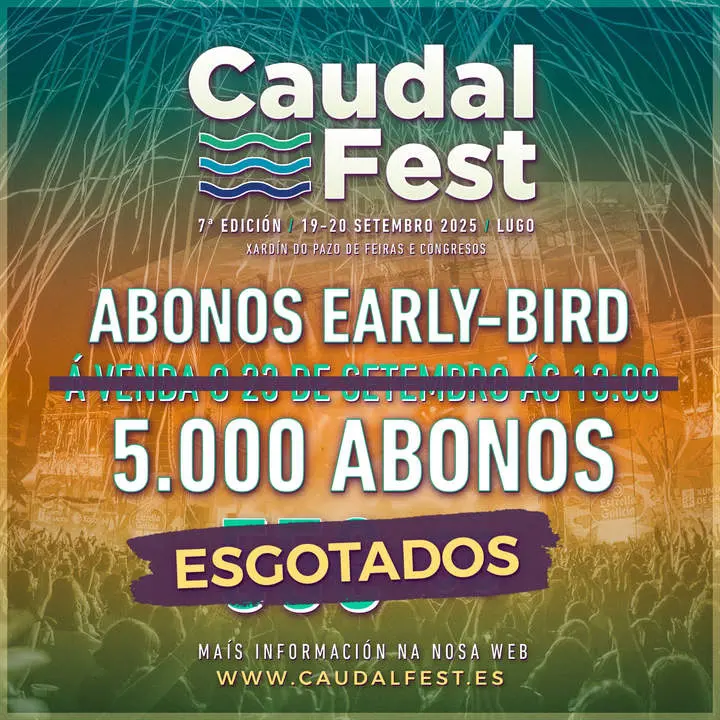 Caudal Fest agota los abonos Early-Bird en dos d&iacute;as.