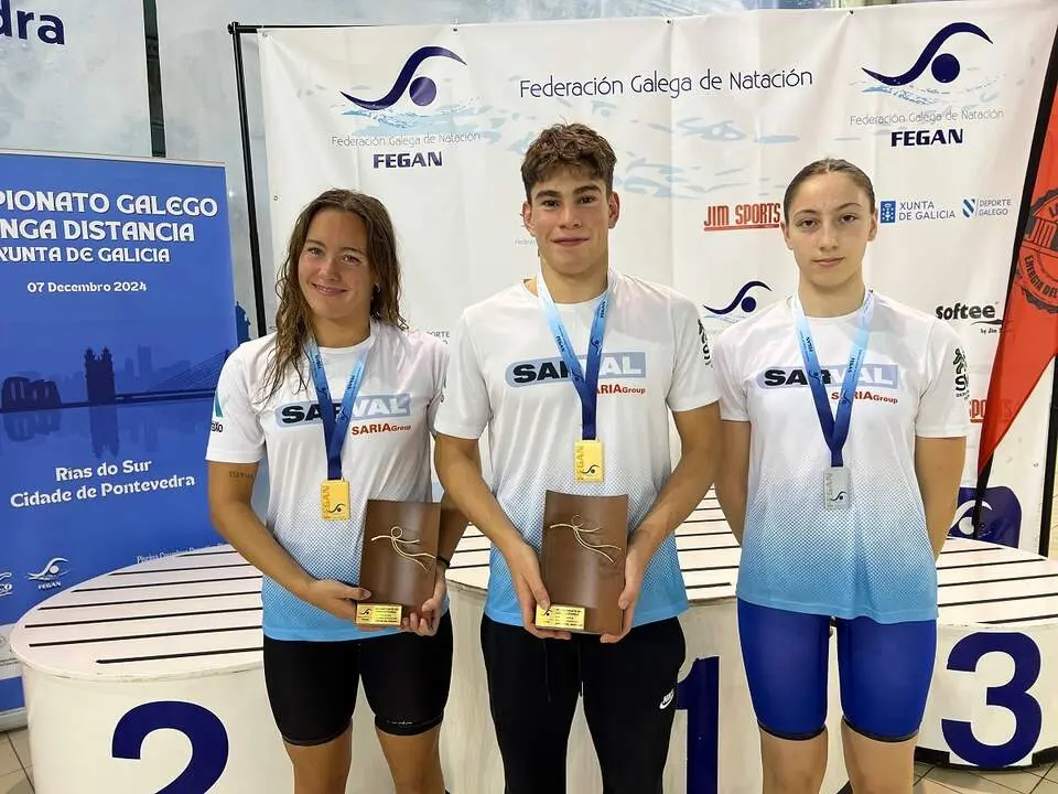 El CN Arteixo, protagonista en el Campeonato Gallego de Larga Distancia de Nataci&oacute;n.