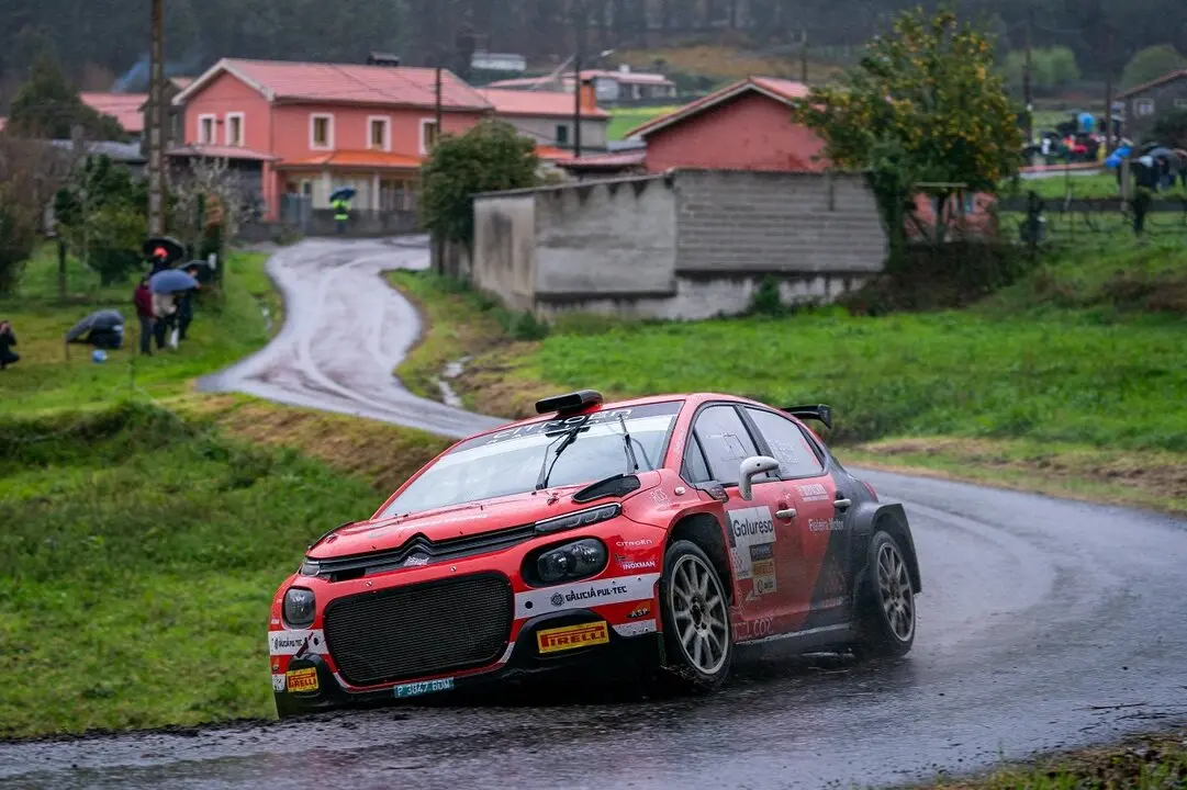Santi Garc&iacute;a, tercero del Supercampeonato R5 en A Coru&ntilde;a.