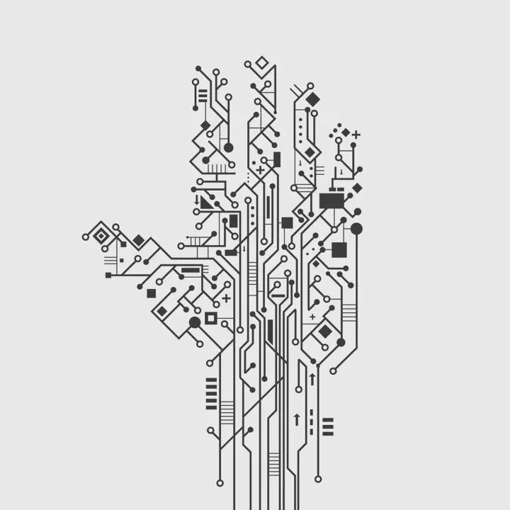 Foto: <a href="https://www.freepik.es/vector-gratis/placa-circuito-computadora-forma-mano-creativo-tecnologia-cartel-vector-ilustracion_4348099.htm">Imagen de macrovector_official en Freepik</a>