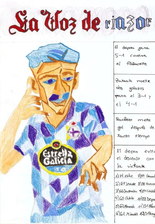 Un trabajo de la X Edici&oacute;n del Concurso de Debuxo Pablo Picasso (Foto: APC)
