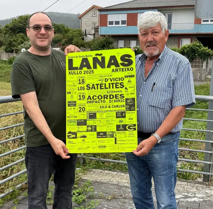 Presentaci&oacute;n de las fiestas de La&ntilde;as (Arteixo)