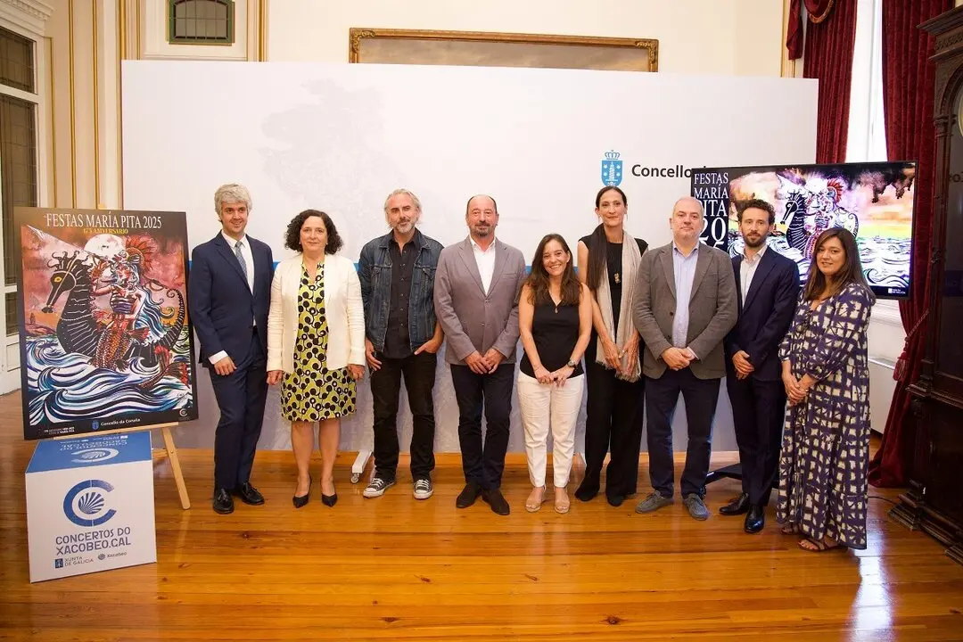 Presentaci&oacute;n del programa de las Fiestas Mar&iacute;a Pita 2025.