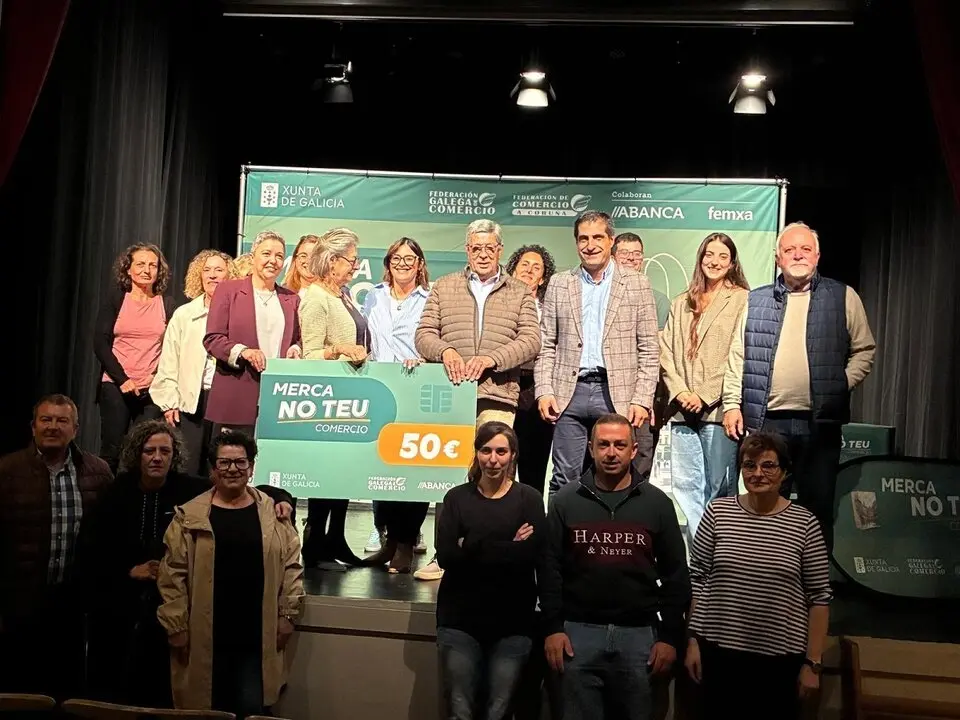 Premios de la sexta edici&oacute;n de "Merca no teu comercio".