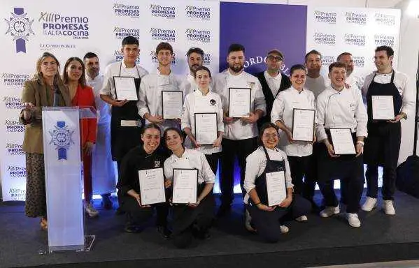 Finalistas de la anterior edici&oacute;n del Premio Promesas de la alta cocina.