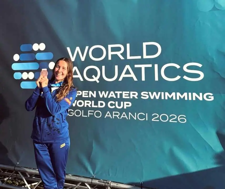 Paula Otero, medalla de bronce en Cerde&ntilde;a.