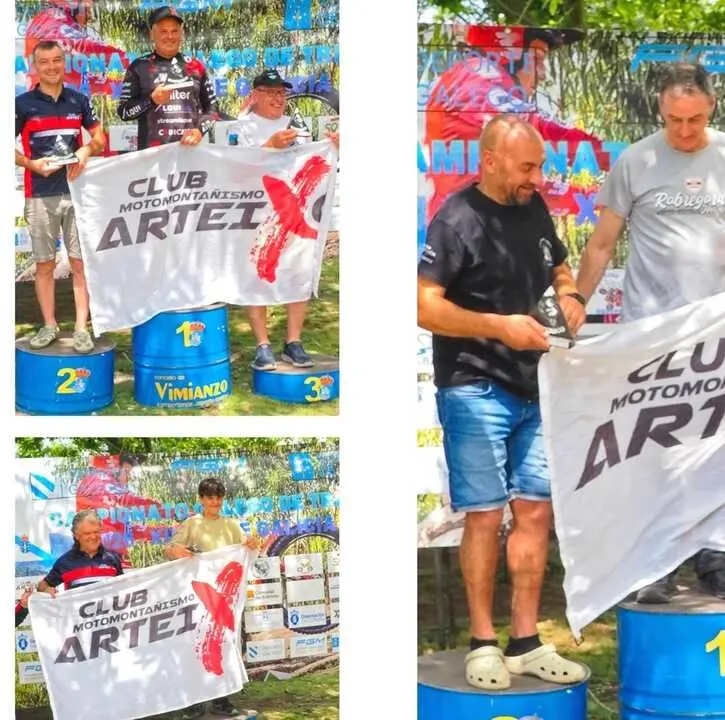 El Club Motomonta&ntilde;ismo Arteixo arrasa en el Trial de Vimianzo.