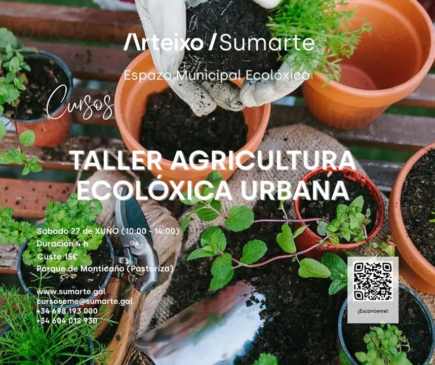 Arteixo organiza un taller de agricultura ecol&oacute;gica urbana.