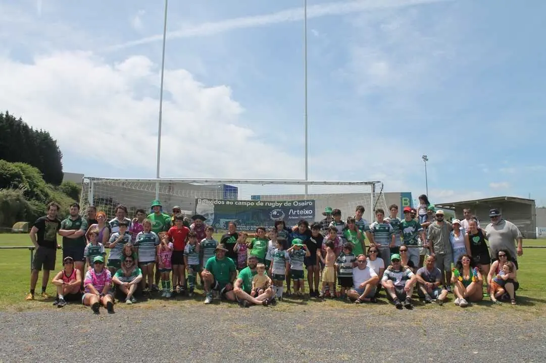 El CD Zalaeta Rugby Arteixo celebra su &lsquo;D&iacute;a do Club&rsquo;.