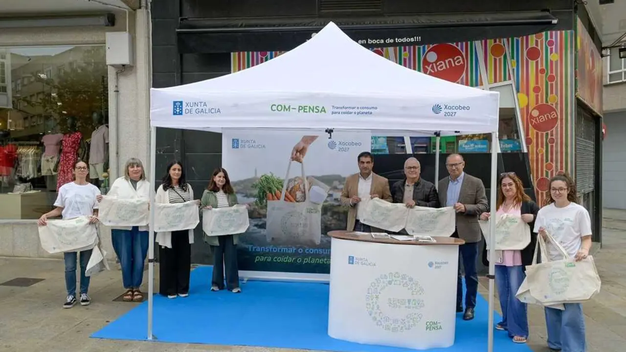 La Xunta impulsa la campa&ntilde;a &ldquo;Comercio Compensa&rdquo; en Arteixo.