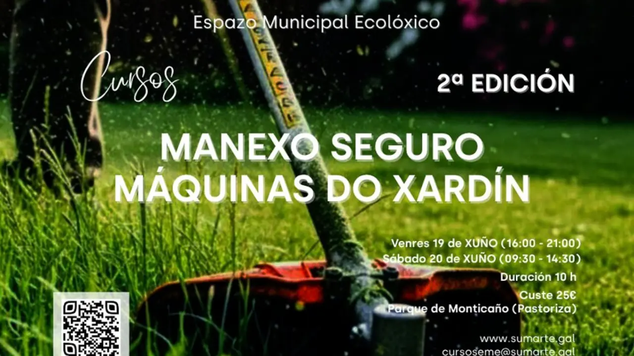 Arteixo organiza un nuevo curso sobre el manejo seguro de m&aacute;quinas de jard&iacute;n.