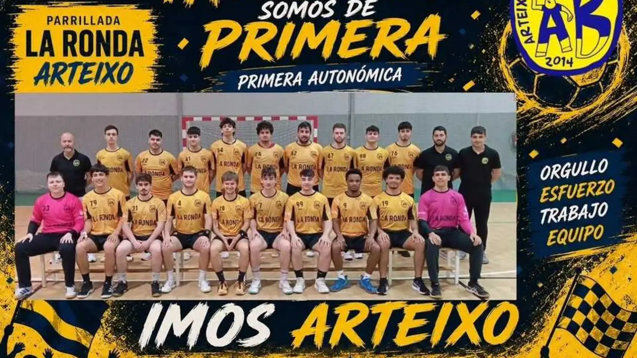 Ascenso hist&oacute;rico del Arteixo Balonm&aacute;n a Primera Divisi&oacute;n.