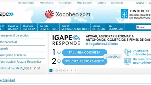 Igape Responde programa de ayuda a aut&oacute;nomos, pymes y empresas