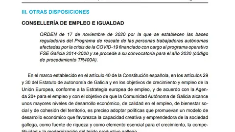 traballadoras aut&oacute;nomas axudas Xunta