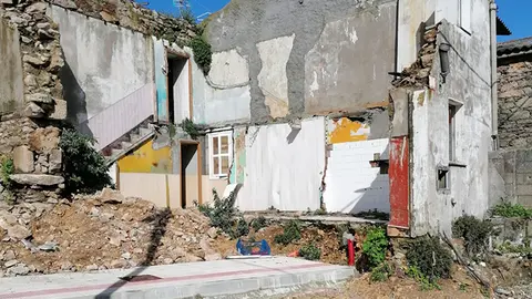 viviendas inundadas en Meicende