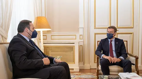 &Aacute;balos y Feij&oacute;o reunidos en Santiago de Compostela
