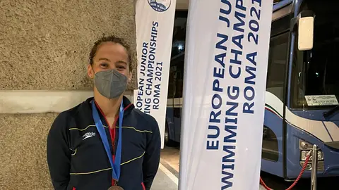 Paula Otero compiti&oacute; en Roma y obtuvo la medalla de bronce europea