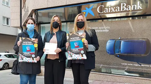 postales solidarias para recaudar alimentos en Arteixo