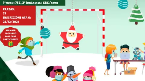Volve o campamento de nadal de escolas balonm&aacute;n xiria este ano