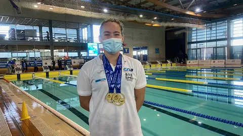 Paula Otero en Barcelona campeona de Espa&ntilde;a Absoluta femenina