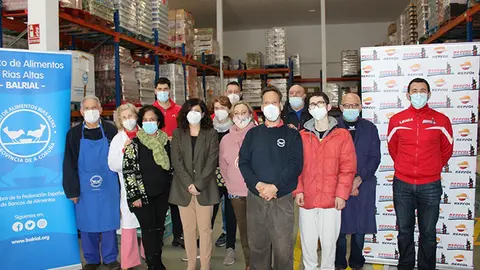 Fundaci&oacute;n Repsol acciones solidarias con el Banco de Alimentos R&iacute;as Altas