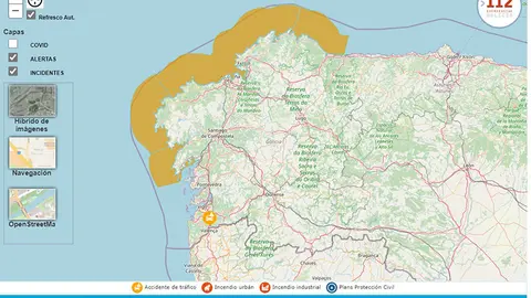 alerta laranxa en A Coru&ntilde;a e Lugo o 18 de febreiro 2022