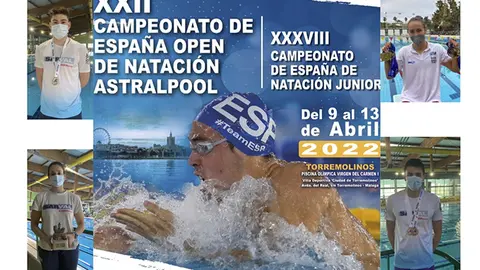 Nadadores y nadadoras del CNA Arteixo participan en el Open nacional en Torremolinos