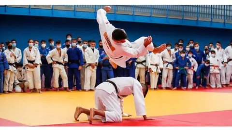 Gla&aacute;n en Oseiro organiza campeonato rias Alatas de Judo