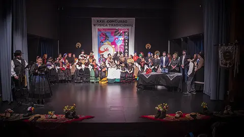 concurso 2022 de m&acute;suica tradiconal en el Auditorio de Arteixo