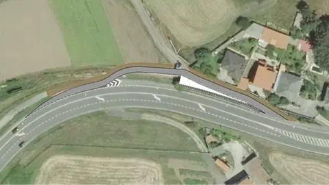 proyecto senda peonil y ciclista en Arteixo